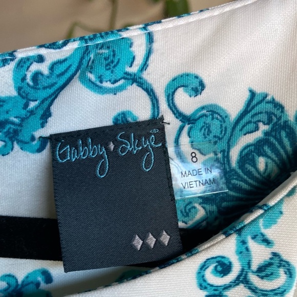 ⚪️ Gabby  skye paisley cocktail dress midi - Picture 6 of 6